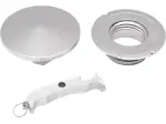 Tankdeckel mit Lackschutz - Chrom - 07030199