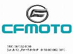 Tapón 12, "forma de cuenco" - 0180-061002-0010 - CFMOTO