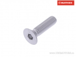 Tapa de tornillo hexagonal avellanado Pro Bolt M4 x 0.70 x 15 mm aluminio plateado - JM