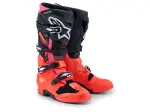 Tech 7 Boots - Black, Red, Fluorescent Pink - Adult - 34103402
