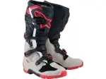 Tech 7 Enduro Stiefel - Schwarz, Hellrot, Hellgrau - Erwachsene - 34103449