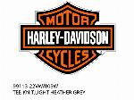 TEE-KNIT,LIGHT HEATHER GREY - 99113-22VW/003W - Harley-Davidson