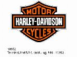 Terminale, ad anello 5/16, doppio occhiello, #10 - 10952 - Harley-Davidson
