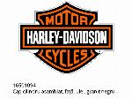 Testata cilindro assemblata, anteriore, olio, nero granito - 16501094 - Harley-Davidson