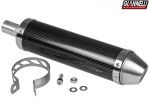 Toba finala evacuare universala Giannelli carbon 250mm / Ø28mm - Giannelli