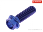 Tornillo de cabeza hexagonal Pro Bolt M10 x 1.50 x 30 mm titanio azul - JM