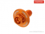 Tornillo de cabeza hexagonal Pro Bolt M6 x 1.00 x 12 mm aluminio Racing naranja - JM