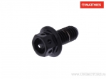 Tornillo de cabeza hexagonal Pro Bolt M6 x 1.00 x 12 mm de acero inoxidable A4 Racing negro - JM
