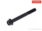 Tornillo de cabeza hexagonal Pro Bolt M6 x 1.00 x 50 mm de acero inoxidable A4 Racing negro - JM