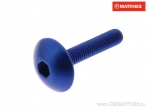 Tornillo de tapa de perno Pro Bolt M5 x 0.80 x 25 mm aluminio azul - JM