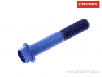 Tornillo de tapa hexagonal Pro Bolt M10 x 1.25 x 57 mm titanio azul - JM