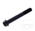 Tornillo de tapa hexagonal Pro Bolt M10 x 1.25 x 70 mm aluminio Racing negro - JM