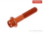 Tornillo de tapa hexagonal Pro Bolt M6 x 1.00 x 30 mm aluminio Racing naranja - JM