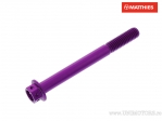 Tornillo de tapa hexagonal Pro Bolt M6 x 1.00 x 60 mm Aluminio Racing Violet - JM