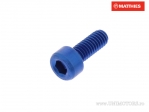 Tornillo de tapa redonda Pro Bolt M4 x 0.70 x 10 mm aluminio azul - JM