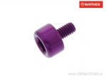 Tornillo de tapa redonda Pro Bolt M4 x 0.70 x 6.5 mm Aluminio Violeta - JM