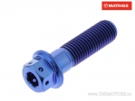 Tornillo hexagonal doble Pro Bolt M10 x 1.25 x 35 mm titan Racing azul - JM