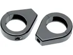 Turn Signal Fork Clamps - Black - 20401128