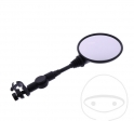 Universal black mirror with handlebar clamp - JM