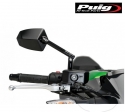 Universal Black Right Mirror Puig GT1 Diamond Shape M8 mm Mount on Handlebar - JM
