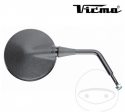 Universeller runder schwarzer rechter Spiegel Vicma M8 mm - JM