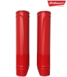 Upper fork protectors set - color: red - Cross - Enduro motorcycles - Polisport