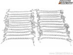 V-Bar вериги за ATV / UTV гуми комплект от 2 броя - ширина: 43 cm (17") - дължина: 168 cm