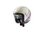 Vintage Helmet - Black, Blue, Matte, Red, White - Adult - M - 01043025