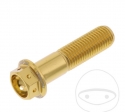 Vis à tête hexagonale Pro Bolt M10 x 1.25 x 40 mm Aluminium Course Or - JM