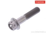 Vis à tête hexagonale Pro Bolt M6 x 1.00 x 28 mm en titane de course - JM