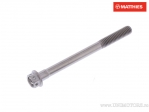 Vis à tête hexagonale Pro Bolt M6 x 1.00 x 70 mm en titane de course - JM