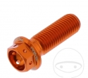 Vis de bouchon hexagonal Pro Bolt M10 x 1.25 x 30 mm Aluminium Racing Orange - JM