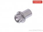 Vis de bouchon hexagonal Pro Bolt M6 x 0,80 x 11 mm titane de course argent - JM