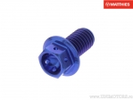 Vis de bouchon hexagonal Pro Bolt M8 x 1.25 x 15 mm Titan Racing bleu - JM