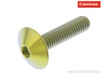 Vis de bouchon Pro Bolt M6 x 1.00 x 25 mm titane doré - JM
