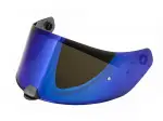 Visor de Capacete Devil & Hyper - Azul, Cromado - Adulto - Tamanho Único - 01301367