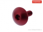 Vite a testa bombata Pro Bolt M5 x 0.80 x 16 mm alluminio rosso - JM