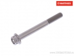 Vite a testa esagonale Pro Bolt M6 x 1.00 x 55 mm titanio da corsa - JM