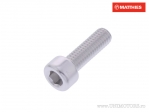 Vite a testa tonda Pro Bolt M5 x 0.80 x 16 mm alluminio argento - JM