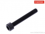 Vite a testa tonda Pro Bolt M6 x 1.00 x 40 mm alluminio nero - JM
