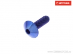 Vite di tappo Pro Bolt M5 x 0.80 x 16 mm titanio blu - JM