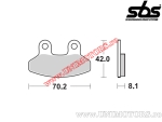 Voorremblokken - SBS 178CT (koolstoftechnologie) - (SBS)