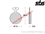 Voorremblokken - SBS 504HF (keramisch) - (SBS)