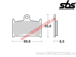 Vordere Bremsbeläge - SBS 624HF (Keramik) - (SBS)