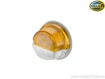 Vorderer Blinker- und Positionsleuchte 12V gelb / weiß mit Durchmesser 78mm - Hella