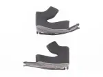Wangenpolster für Evoluzione-Helm - Grau - Erwachsene - S - 01343822