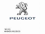 WASHER 6X12,5X5,5 - 001213 - Peugeot