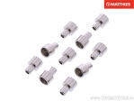 Welding Nipple Set 10pcs Length: 10.0mm - Hole Diameter: 2.5mm - Outer Diameter: 4.0mm - JM into EX
