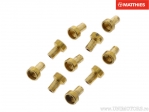 Welding nipple set 10pcs length: 8.0mm - hole diameter: 1.8mm - outer diameter: 3.44mm - JM to EX