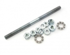 Wheel axle + components (with spherical bearings) - Moped Piaggio 11 x 200 mm - Olympia